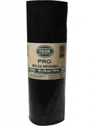 Bolsas Para Basura Bio Task-pro Negras 70 X 90 Rollo X 10