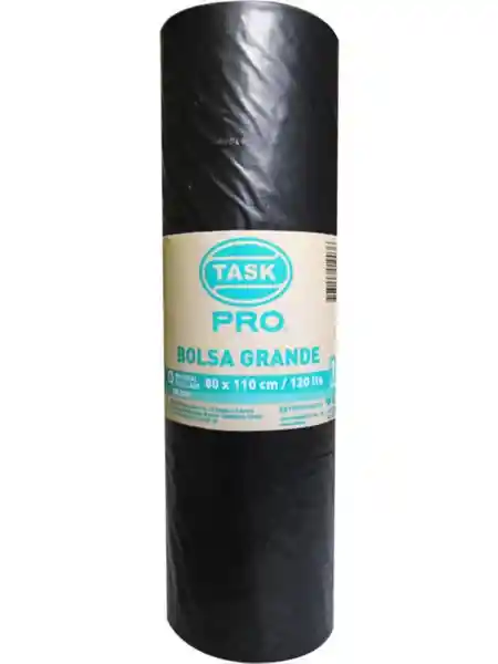 Bolsas Para Basura Bio Task-pro Negras 80 X 110 Rollo X 10