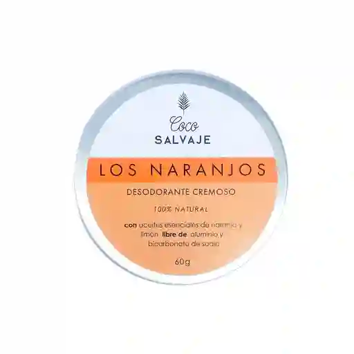 Desodorante Cremoso Coco Salvaje 60g - Los Naranjos