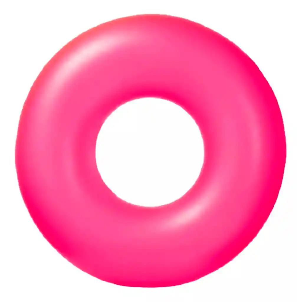 Flotador Llanta Neón Intex 59262 91cm Party Piscina Adultos - Fucsia