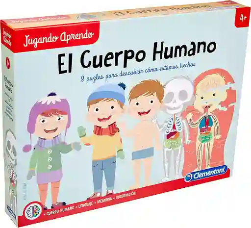 Rompecabezas Niños El Cuerpo Humano 8 En 1 Modelo Anatómico