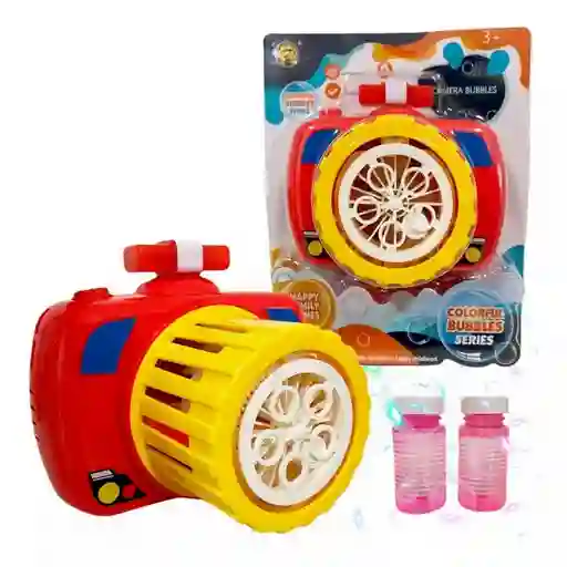 Cámara Burbujas Automática Juguete Para Niñas + Liquido