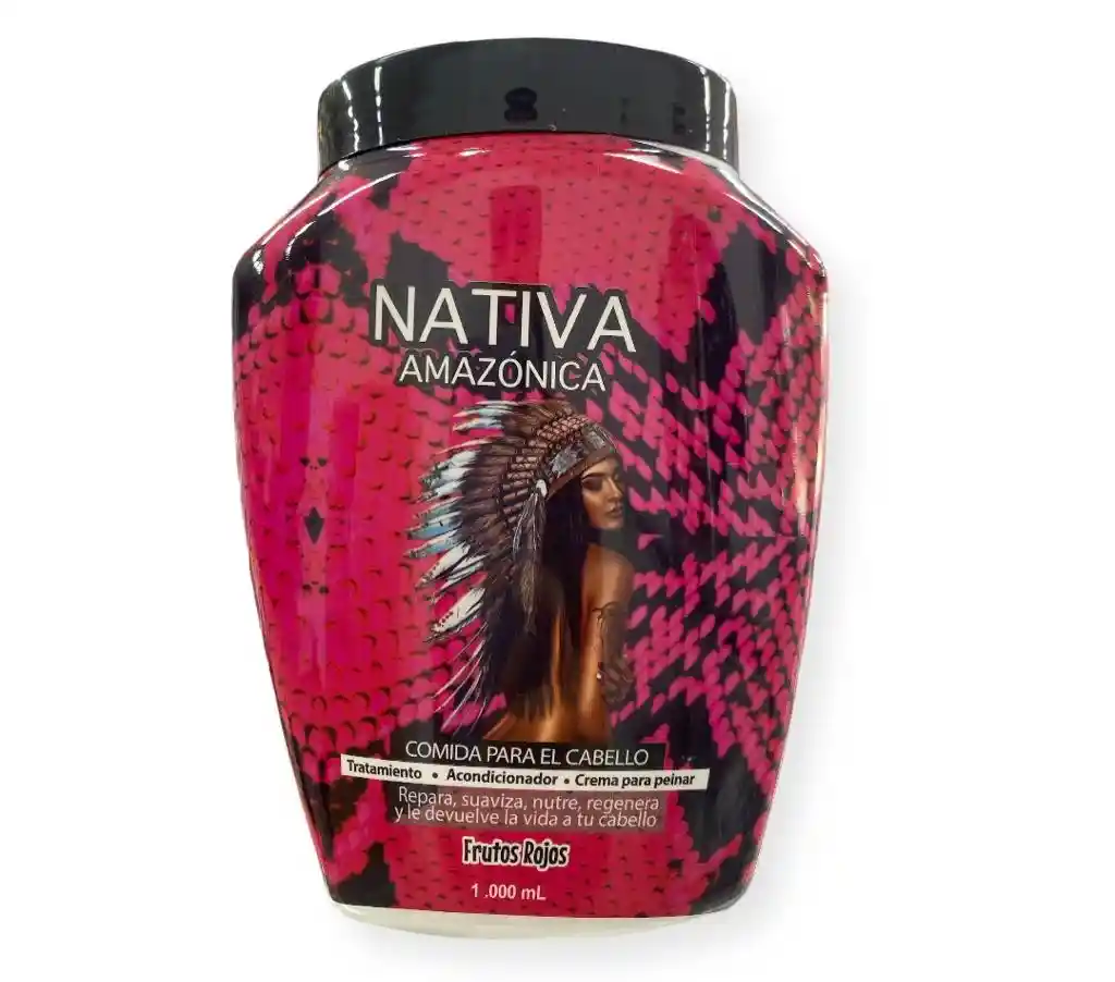  Tratamiento Comida Para El Cabello Nativa AMAZONICA X 1000Ml 