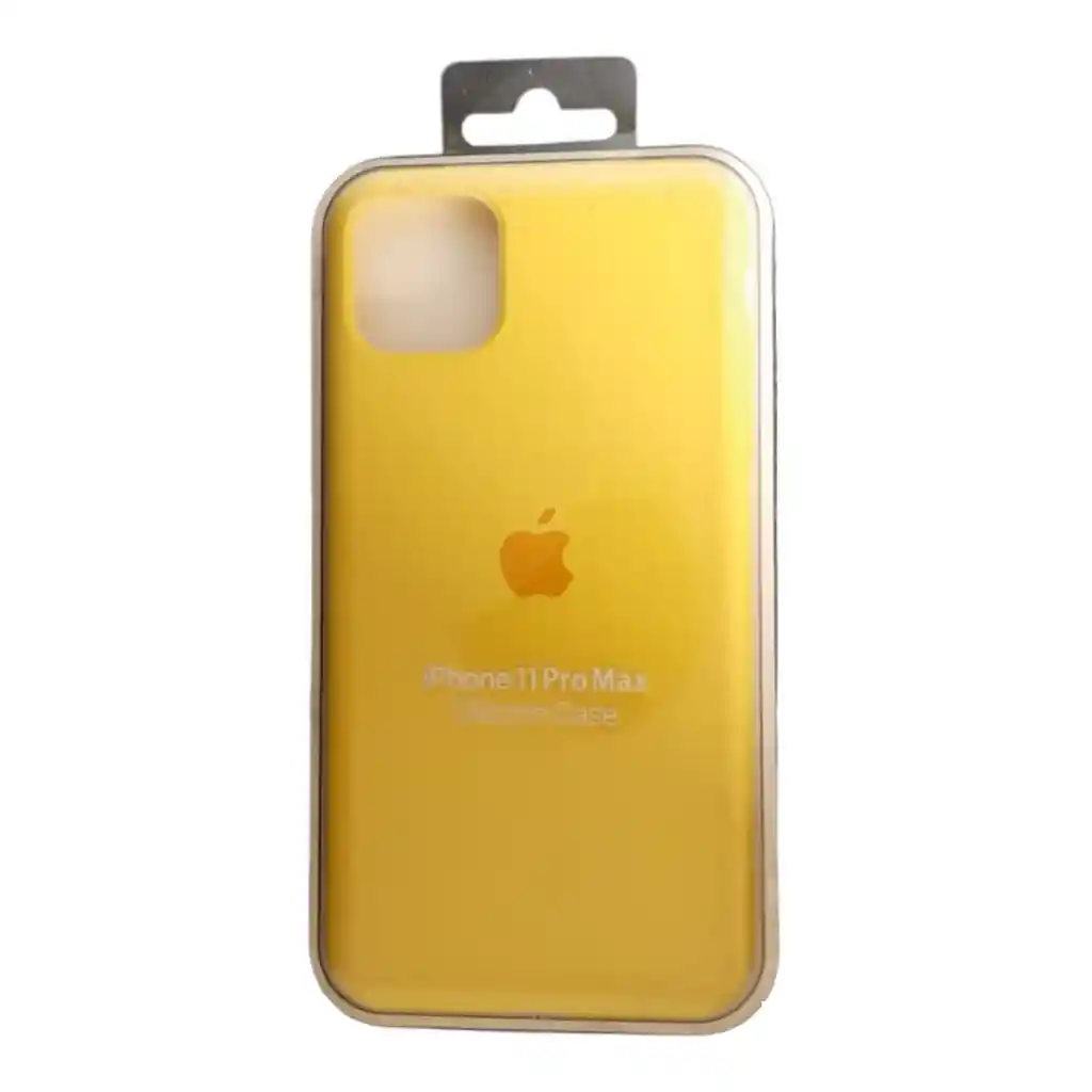 Forro Silicone Case Amarillo Iphone 11 Pro Max