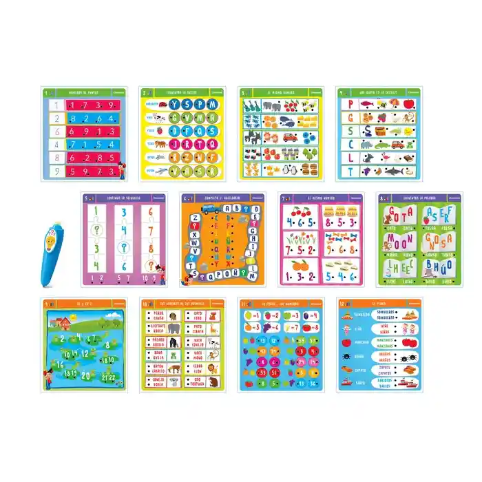 Juego Interactivo Lápiz Mágico Didáctico Letras Y Numeros