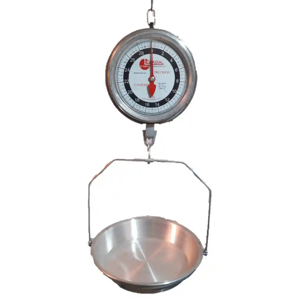 Balanza De Colgar 60lb Ponchera Redonda Giratoria