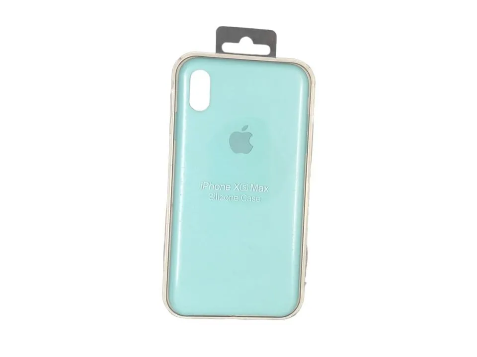 Forro Silicona Case Iphone XS Max Aguamarina