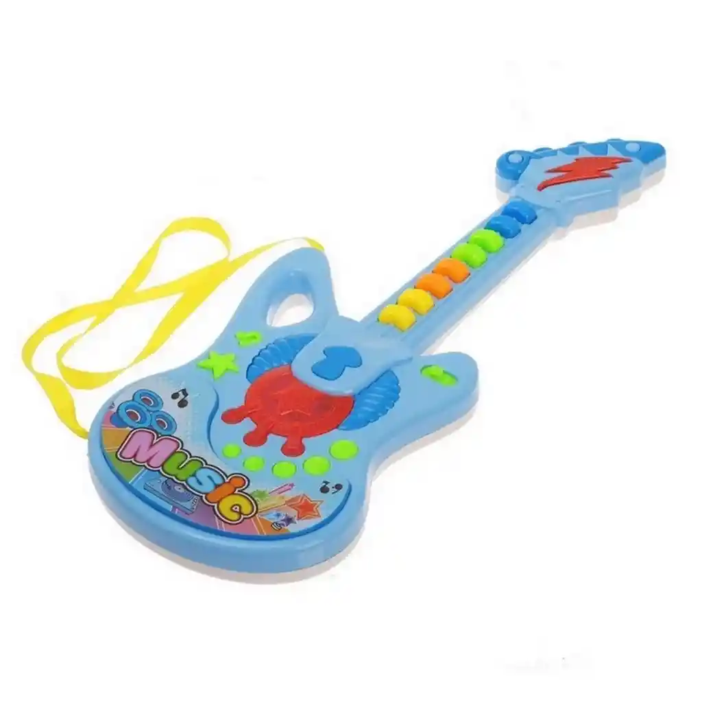 Guitarra Juguete Musical Mágica Luz Sonido Regalo Niñas Dayoshop