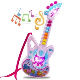 Guitarra Juguete Musical Mágica Luz Sonido Regalo Niñas Dayoshop