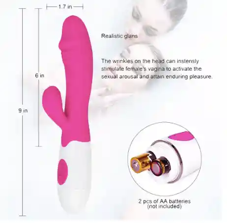 Consolador Vibrador De Punto G 30 Velocidades