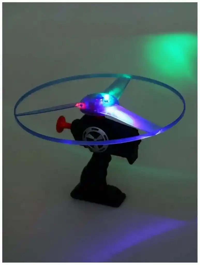 Disco Volador Con Luces Juego Niños Con Pistola Para Lanzar Dayoshop