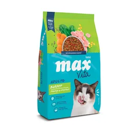 Max Vita Para Gatos Adultos Buffet Pollo Y Vegetales 3 Kg