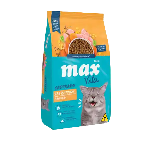Max Vita Para Gatos Castrados Selection Pollo 1 Kg
