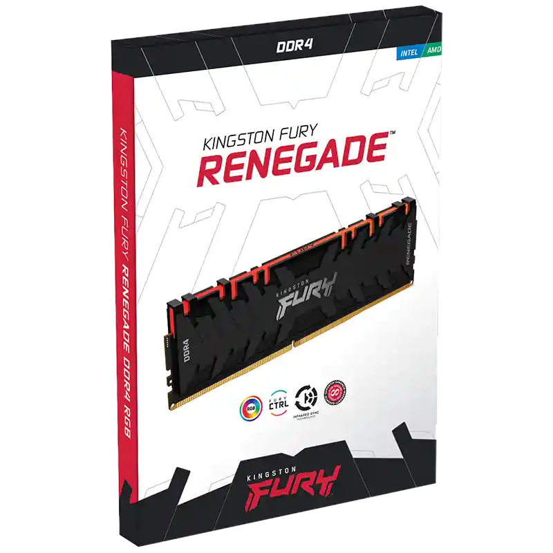 Memoria Ram Pc Kingston Fury Renegade Ddr4 8gb 3200mt/s Rgb