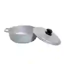 Caldero Imusa #4 Aluminio Fundido Natural Con Tapa 22cm