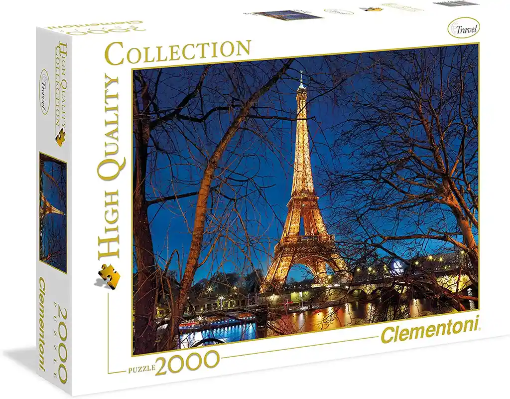 Rompecabezas 2000 Piezas Adulto Torre Eiffel Paris Clementon