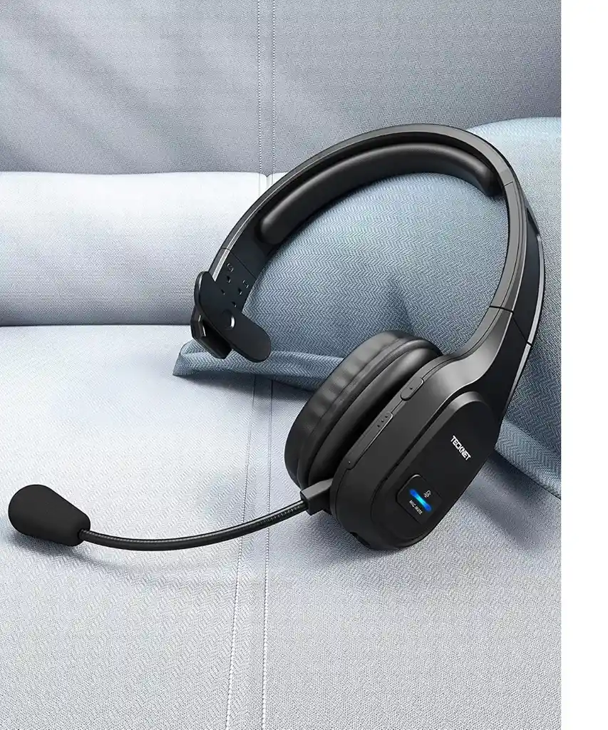 Diadema Monoauricular Inalámbrica Bluetooth Tecknet Tk-hs001