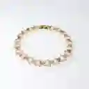 Pulsera Estrella Enamorada Tono Tres Oros