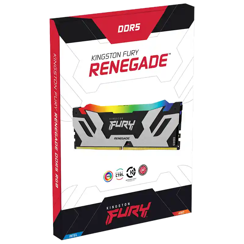 Memoria Ram Pc Kingston Fury Renegade Ddr5 16gb 7200mt/s Rgb