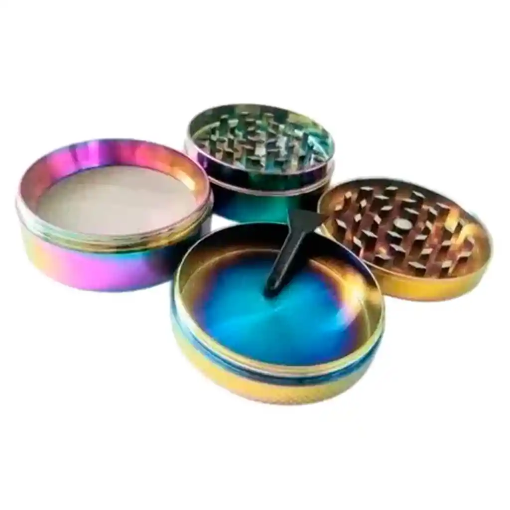 Grinder Moledor Trillador Metal Tornasol 4 Piezas