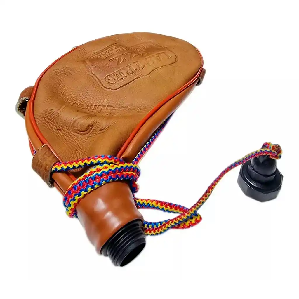 Bota En Cuero 100% Para Vino Ferias Fiesta Cabalgata 3 Litro Diseño Aleatorio