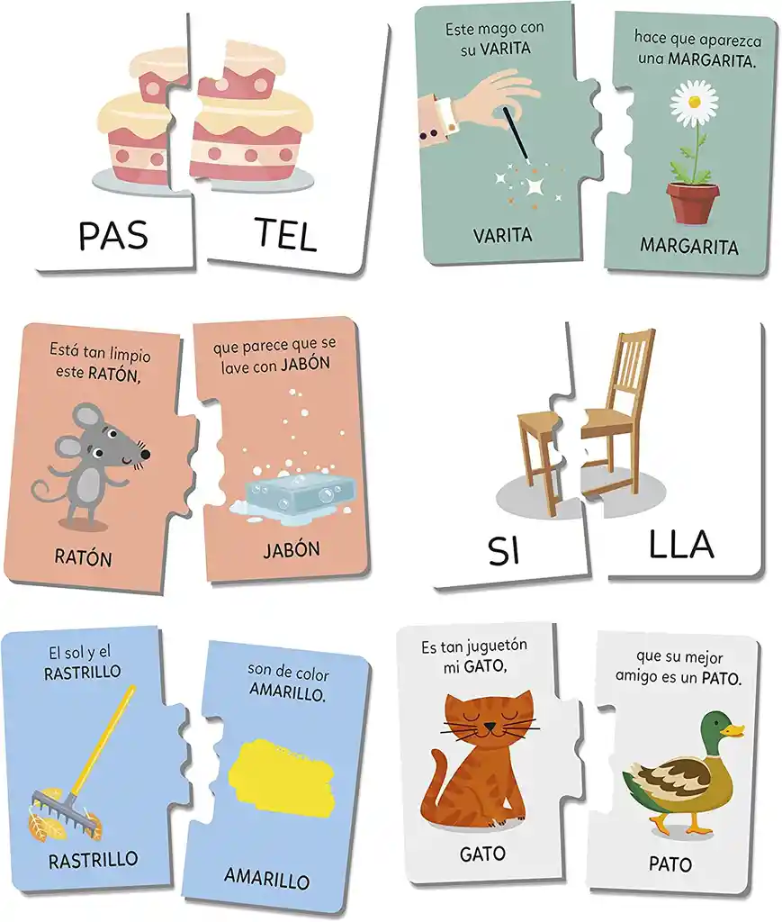 Juego Interactivo Tarjetas Didácticas Lectura Escritura Niño