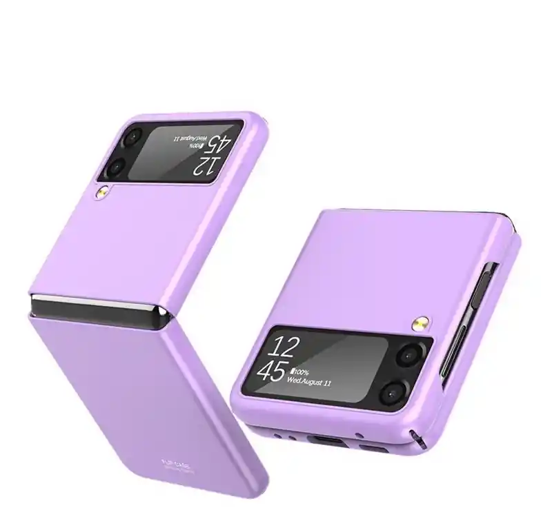 Estuche Para Samsung Galaxy Z Flip 4 En Lila Matte