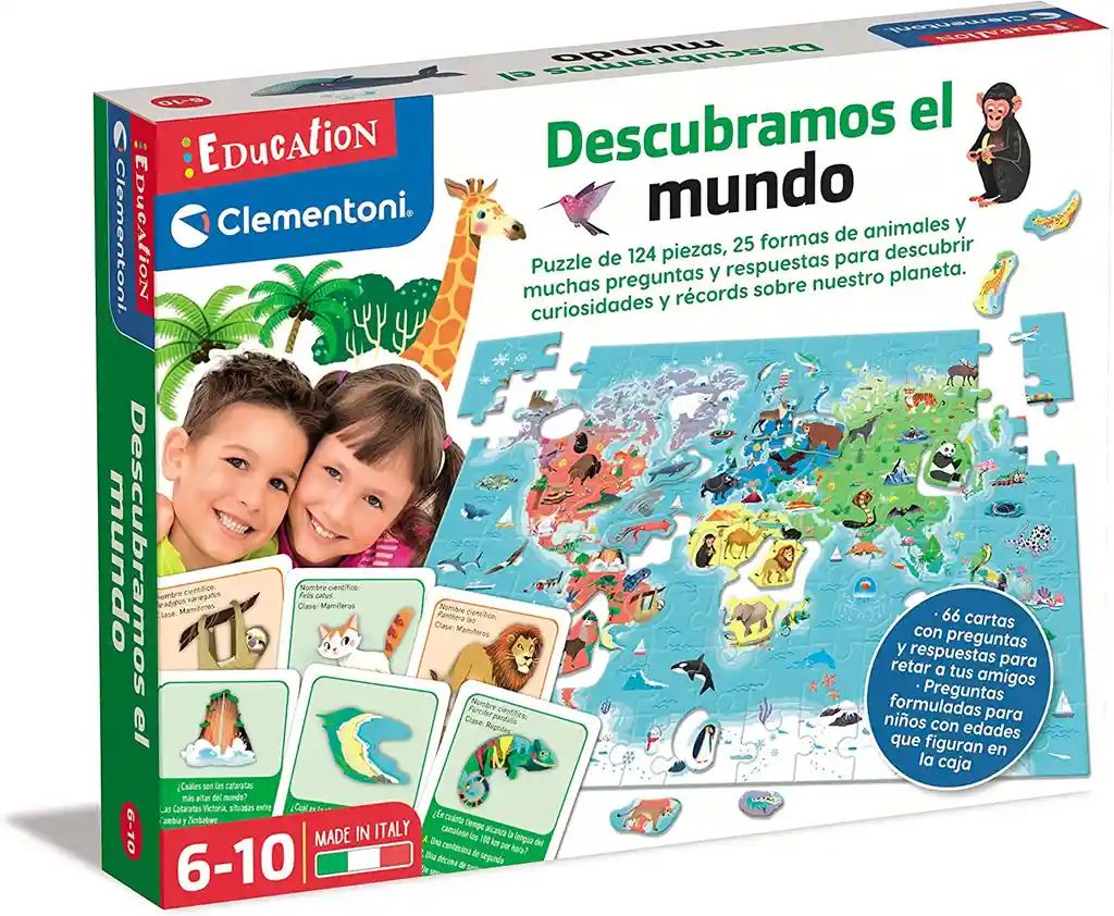 Rompecabezas Y Juego De Mesa Descubriendo El Mundo Didactico