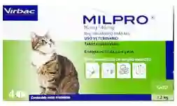 Milpro Gato 2-8kg *4 Tabletas