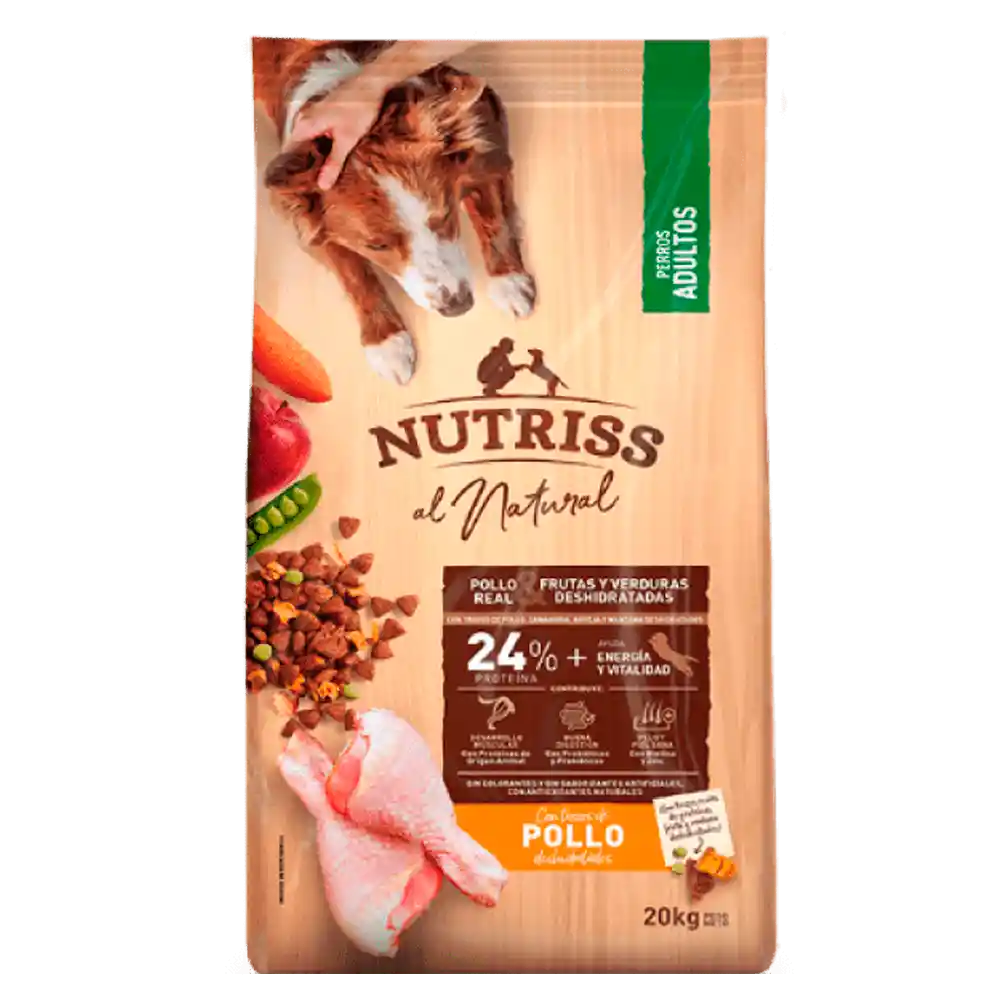 Nutriss Al Natural Perro Adulto- Pollo X 20kg