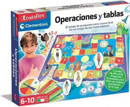 Juego De Mesa Matemáticas Niños Didáctico 3 Niveles Niñas