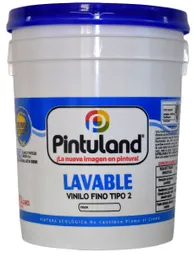 Pintura Vinilo Fino T2 Blanco X Cubeta 2.5 Gls Pintuland