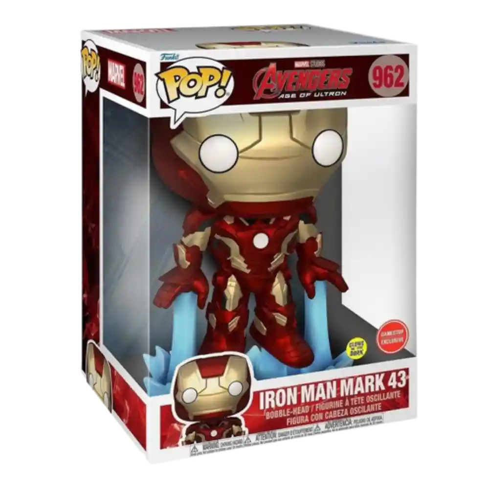 Funko Pop Iron Man Mark 43 Avengers Age Of Ultron 962 Gamestop