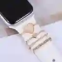 Kit De Accesorios Decorativos Para Pulsos De Apple Watch (corazon Leopardo)