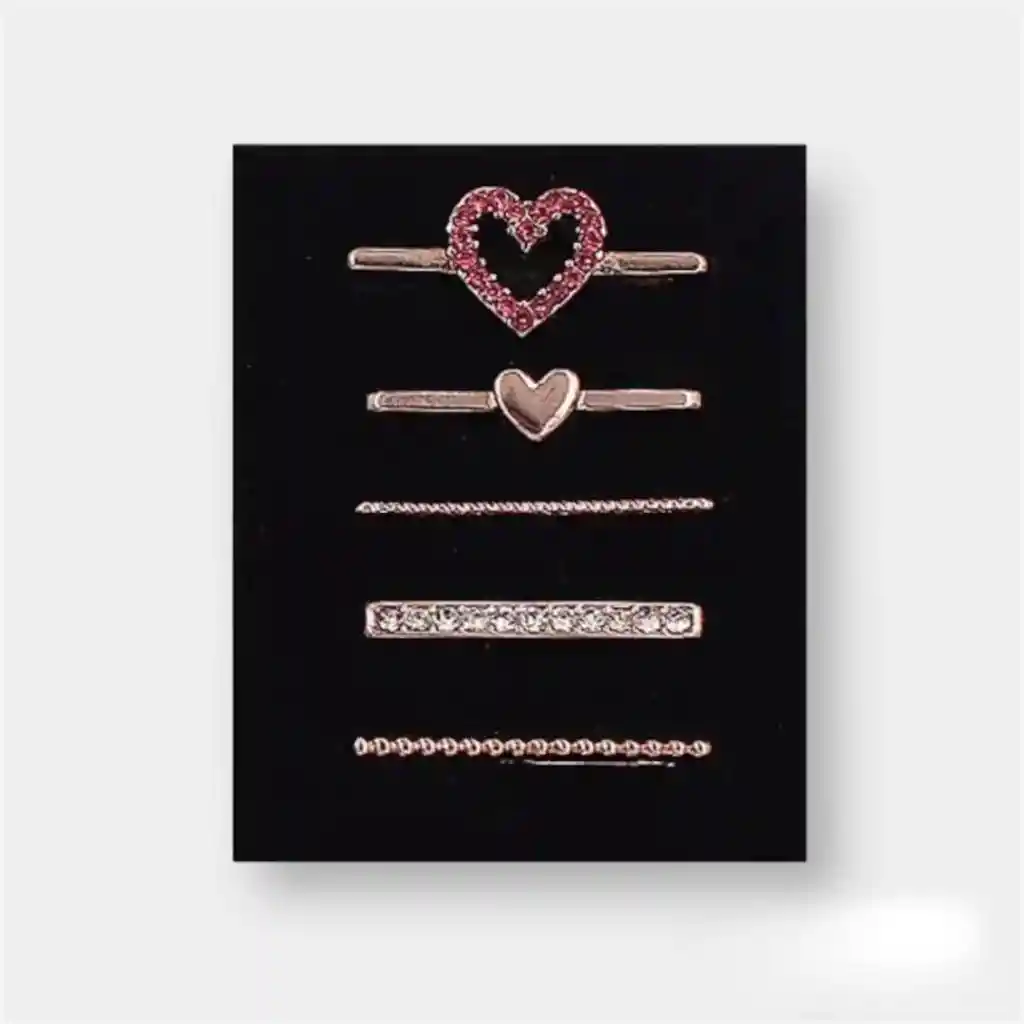 Kit De Accesorios Decorativos Para Pulsos De Apple Watch (pink Heart)