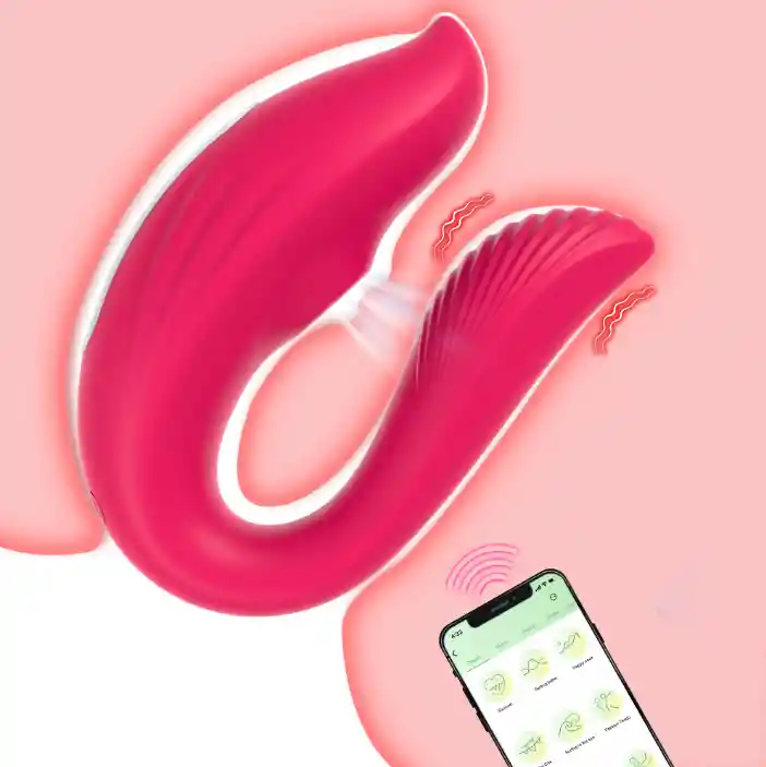 Succionador Bluetooth & Vibrador Clitoris A Distancia Mundial Funciona Smartphone 10 Modos De Vibración Carga Usb