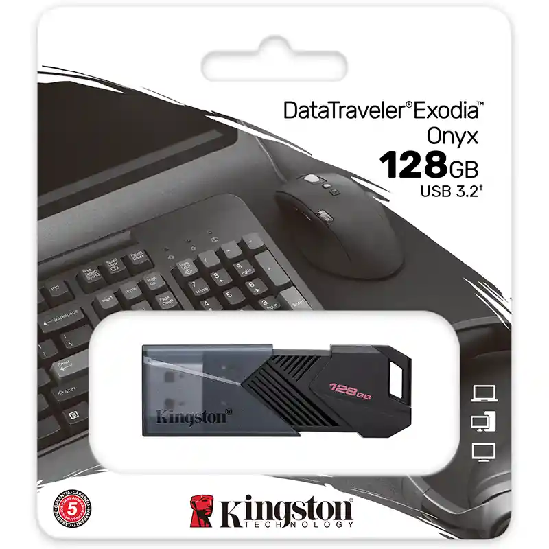 Memoria Usb 3.2 Kingston Datatraveler Exodia Onyx 128gb