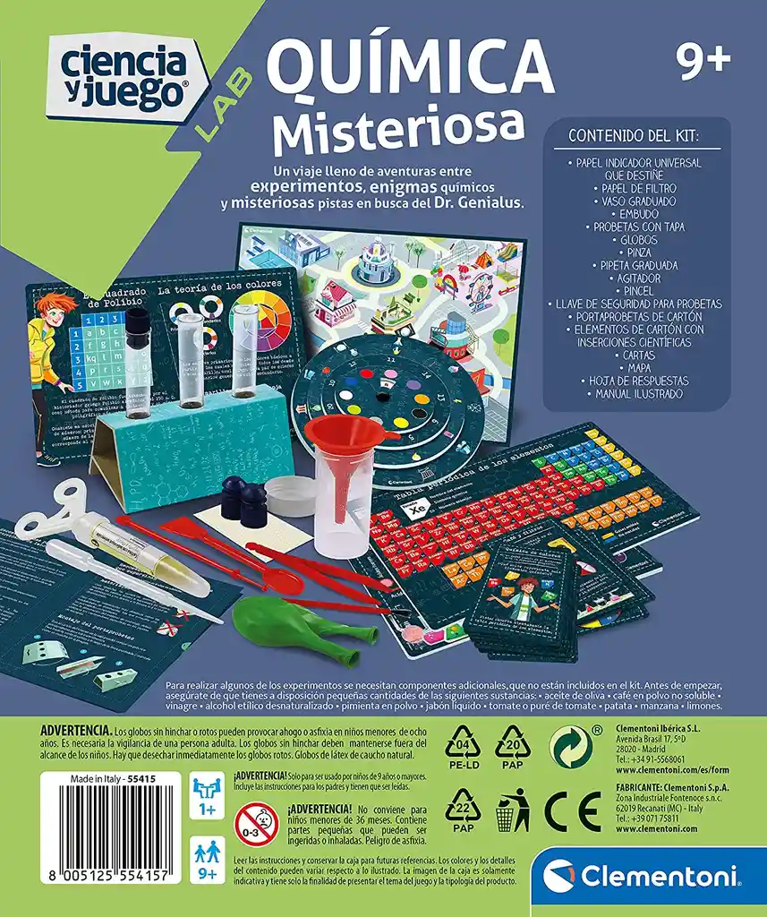 Juego De Experimentos Quimica Y Reacciones Ciencia Stem Niño