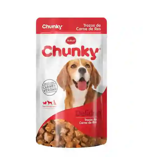Chunky Sobre Delidog Trozos De Carne Para Perro X 100gr