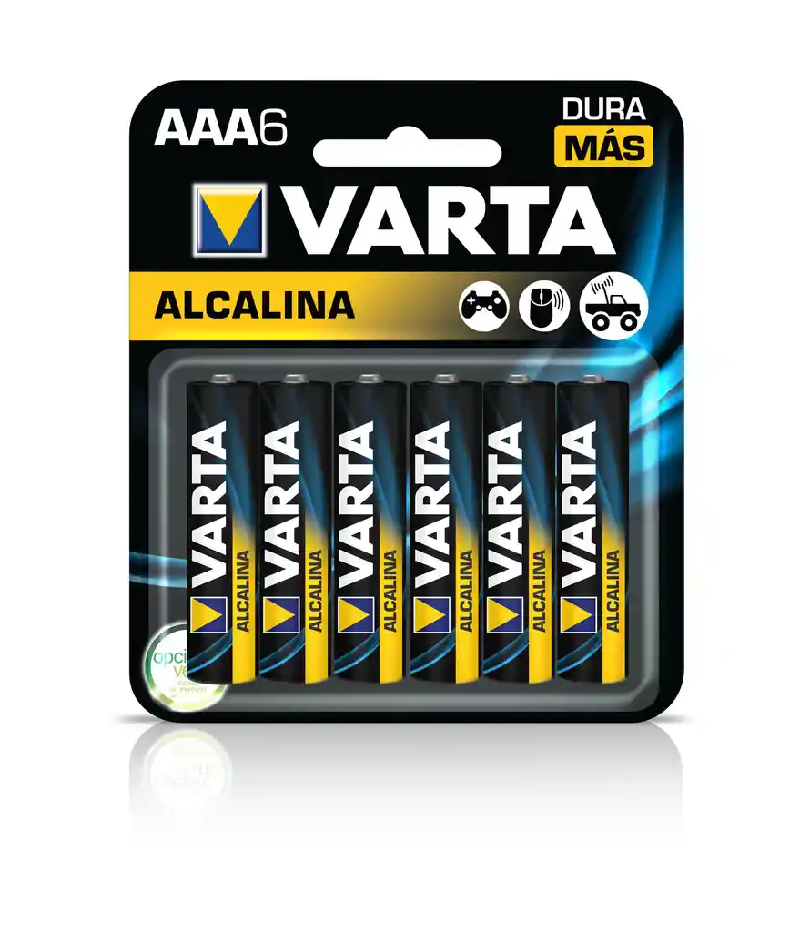 Tarjeta Alcalina Varta Aaa X 6 Und