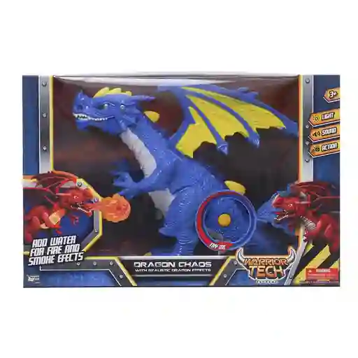  Figura Dragón C/Luz Sonido Y Humo Surtido 