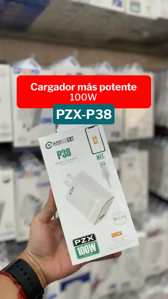  Cargador / Adaptador Para  iPhone  Usbc 100W + Cable 