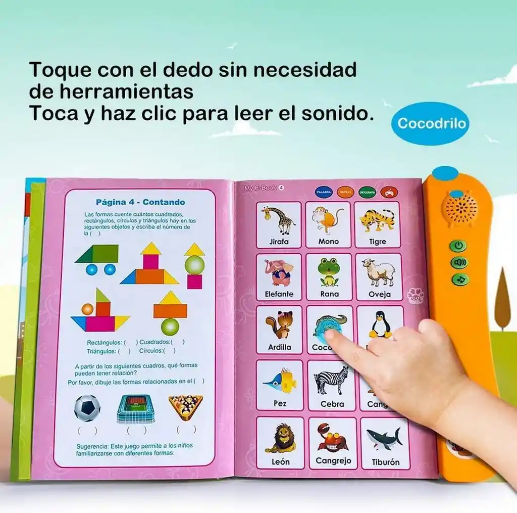 Mi Primer Libro Aprendizaje Juguete Niños Sonido Interactivo Dayoshop