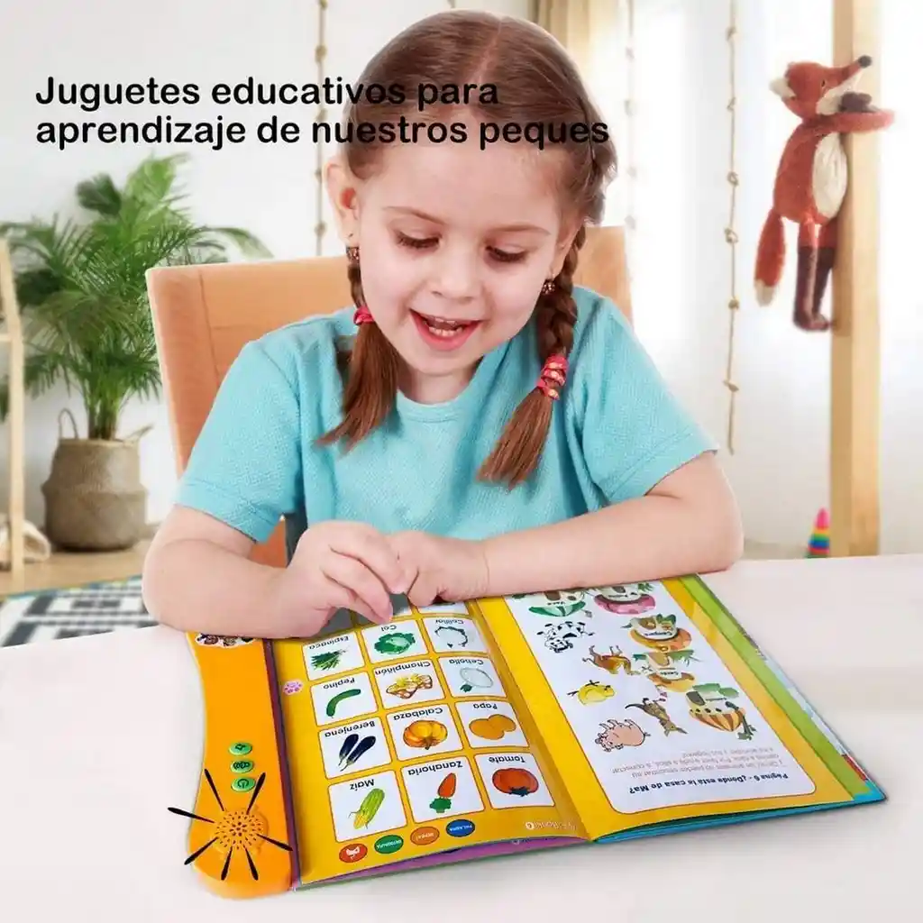 Mi Primer Libro Aprendizaje Juguete Niños Sonido Interactivo Dayoshop