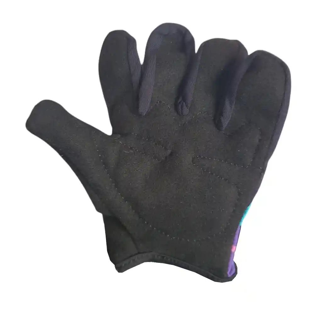 Guantes Para Bicicleta Talla:xxs Niñas Niños Protección Palma - Morado