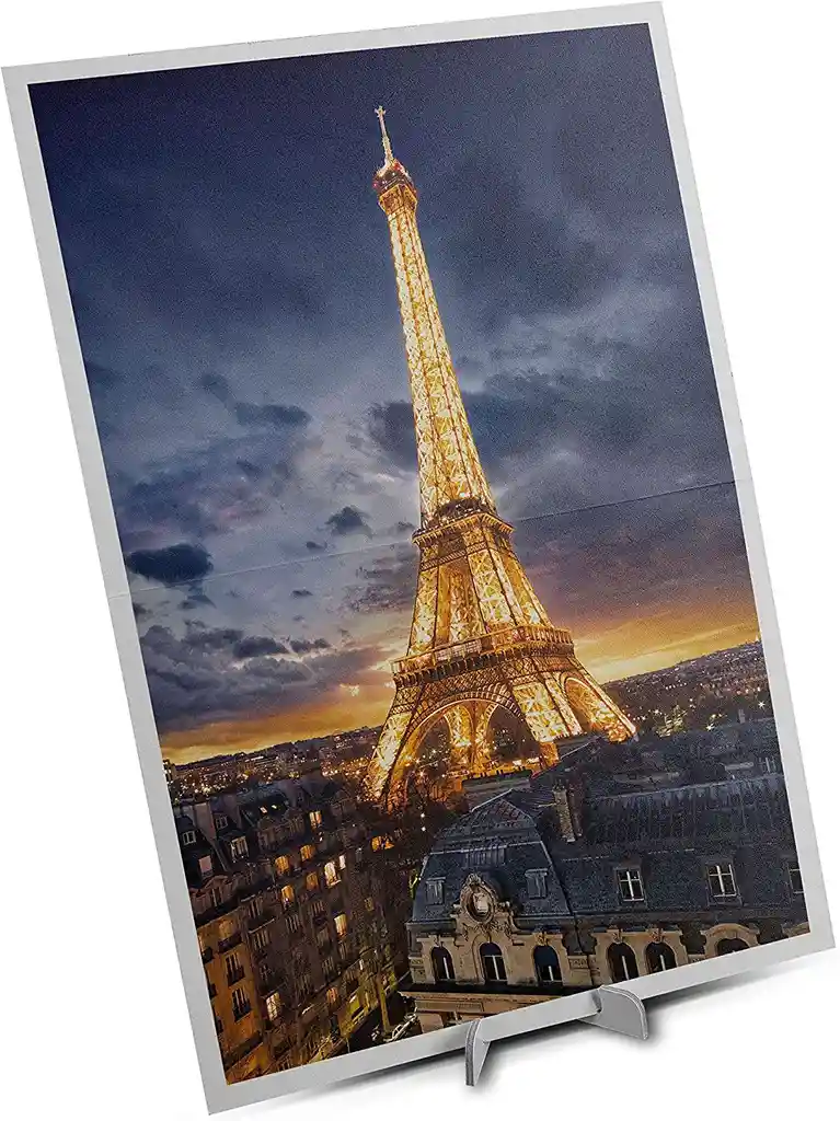Rompecabezas 1000 Piezas Adultos Torre Eiffel Paris De Noche
