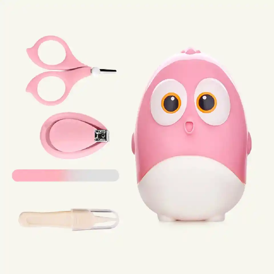 Kit De Uñas Para Bebe Pollito Rosado