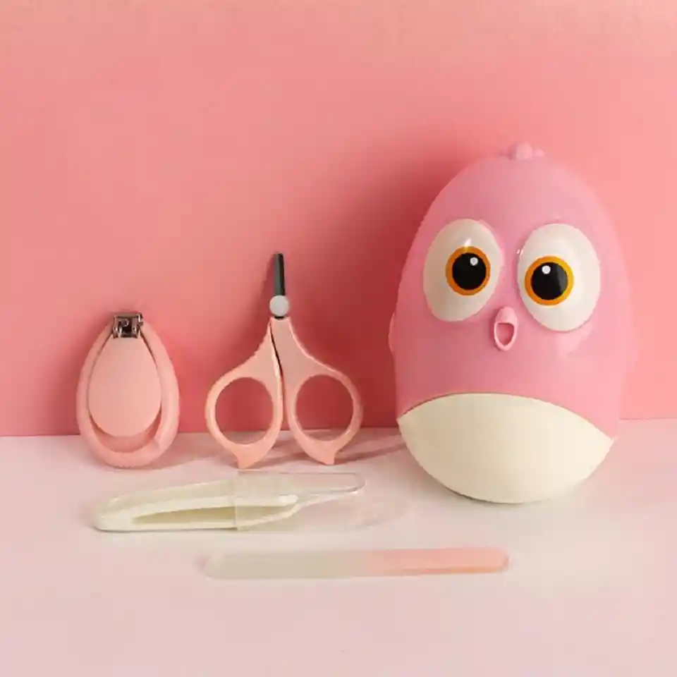 Kit De Uñas Para Bebe Pollito Rosado