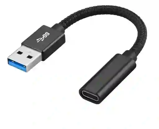 Convertidor De Tipo C Hembra A Usb 3.0 Macho Otg Super Speed