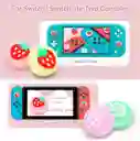 2 Caps/grips Para Control Joycon Nintendo Switch Luminosos